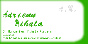 adrienn mihala business card